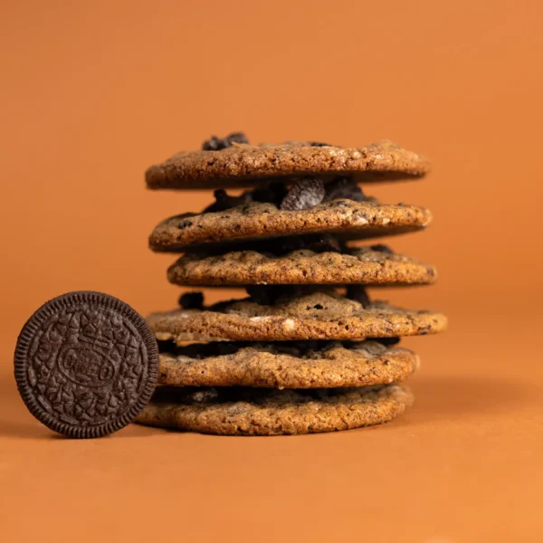 Gourmet Cookies & Cream cookies made from scratch